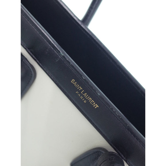 Saint Laurent Paris Sac de Jour Baby Black Ivory - Picture 9 of 9